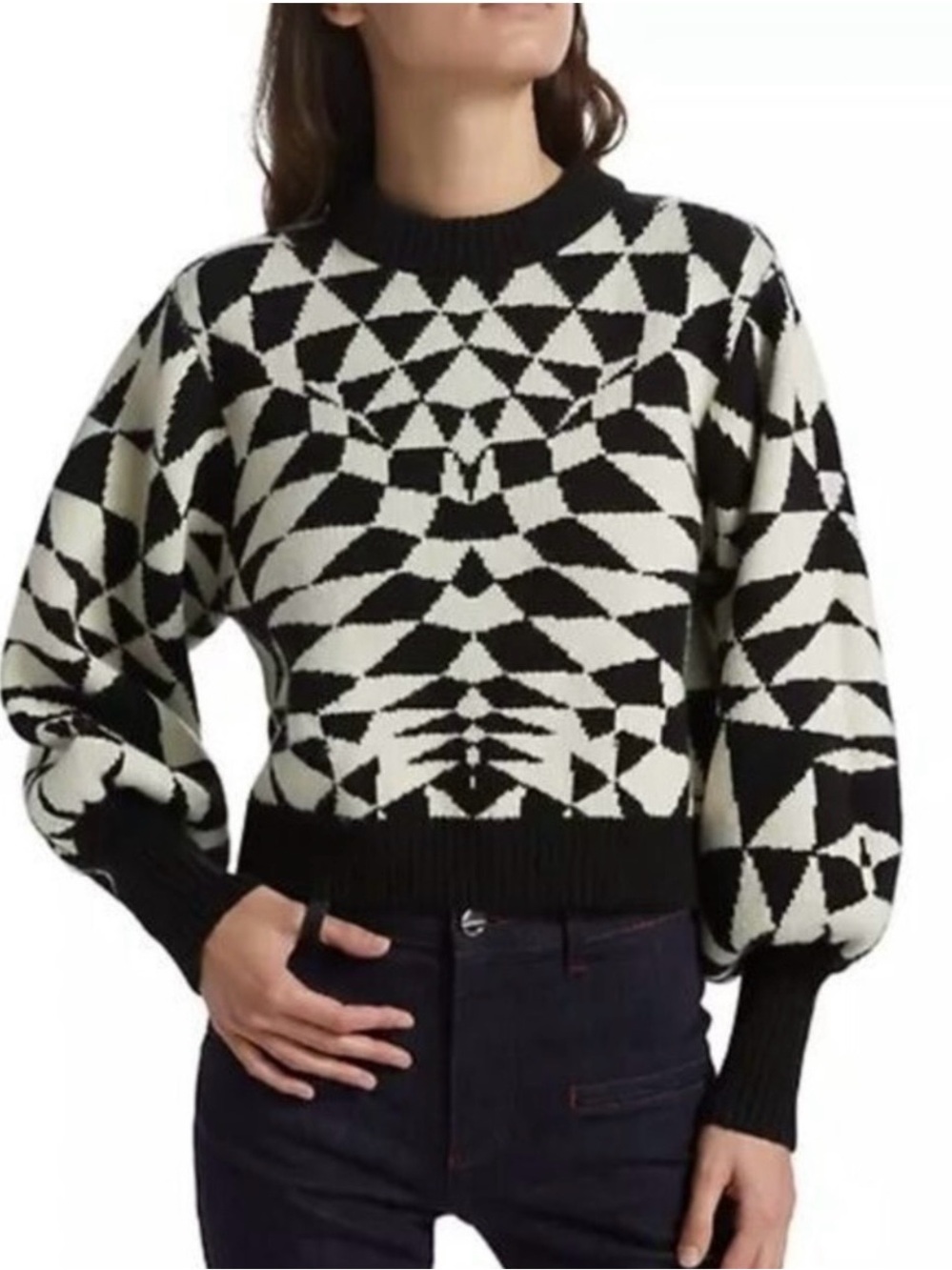 FARM RIO Black Heart Deco Knit
Sweater Size L - Picture 2 of 9